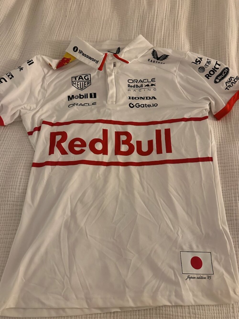 Red Bull Racing Formula 1 team Polo Racing Shirt JAPAN SUZUKA XS